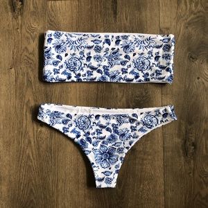 White bathing suit